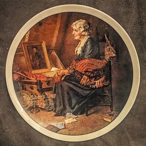Norman Rockwell Collectors Plate #057510 "Reflections" Authentic Knowles 1979